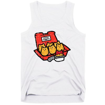 Kitten Nuggets Cute Fast Food Cat Food Lover Tank Top