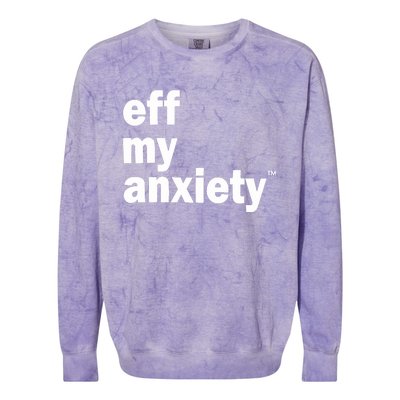 Kimberly Nichols Eff My Anxiety Colorblast Crewneck Sweatshirt