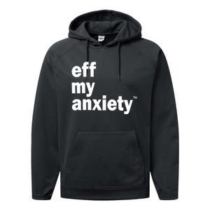 Kimberly Nichols Eff My Anxiety Performance Fleece Hoodie