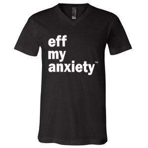 Kimberly Nichols Eff My Anxiety V-Neck T-Shirt