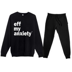 Kimberly Nichols Eff My Anxiety Premium Crewneck Sweatsuit Set