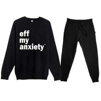 Kimberly Nichols Eff My Anxiety Premium Crewneck Sweatsuit Set