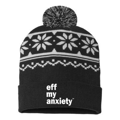 Kimberly Nichols Eff My Anxiety USA-Made Snowflake Beanie