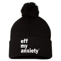 Kimberly Nichols Eff My Anxiety Pom Pom 12in Knit Beanie