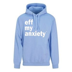 Kimberly Nichols Eff My Anxiety Unisex Surf Hoodie