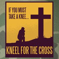 Kneel For The Cross Christian Legacy Tie Dye Trucker Hat