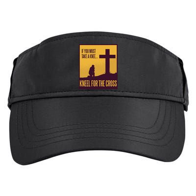 Kneel For The Cross Christian Adult Drive Performance Visor