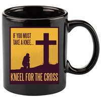 Kneel For The Cross Christian 11oz C Handle Ceramic Mug