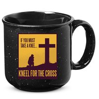 Kneel For The Cross Christian 15oz Campfire Ceramic Mug