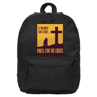 Kneel For The Cross Christian 16 in Basic Backpack