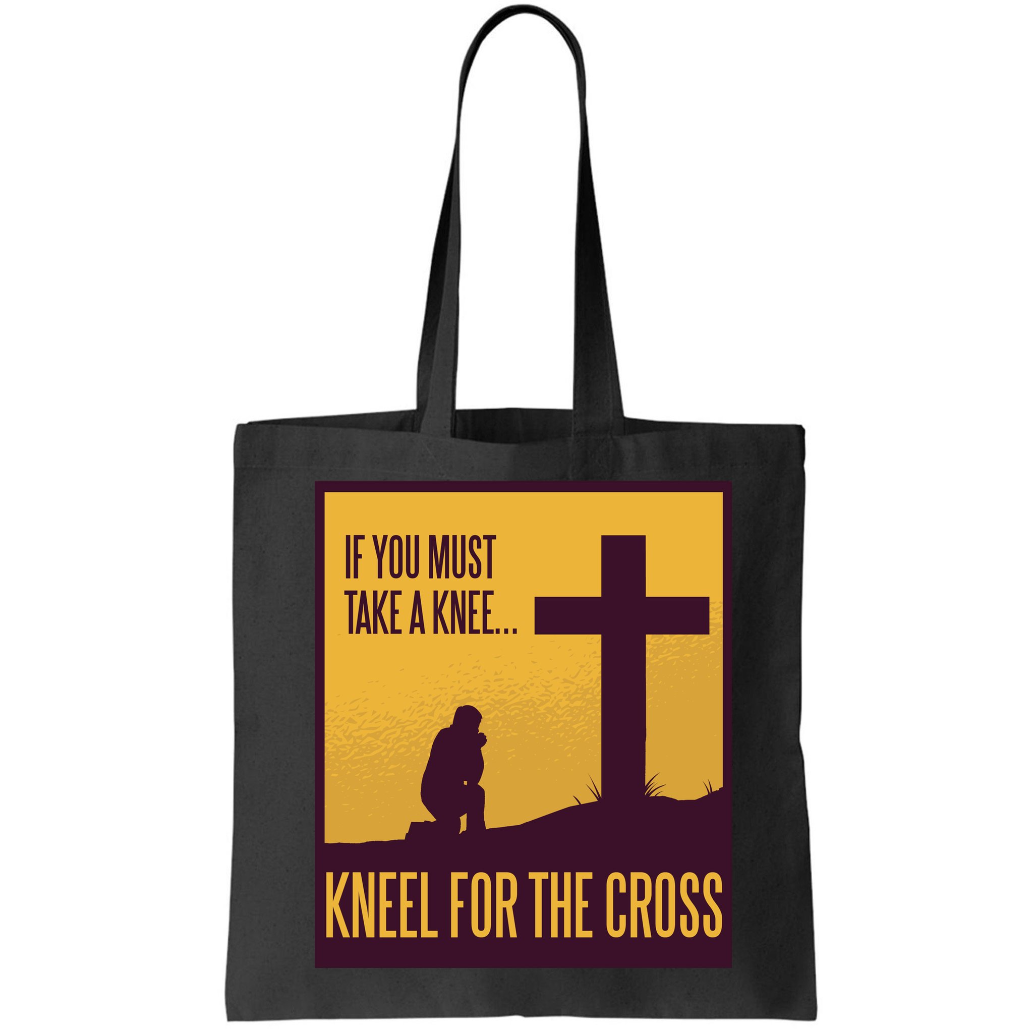 Kneel For The Cross Christian Bag