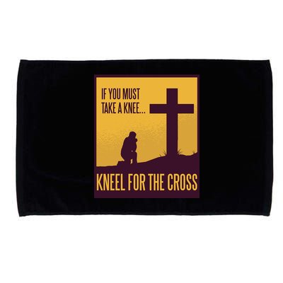 Kneel For The Cross Christian Microfiber Hand Towel