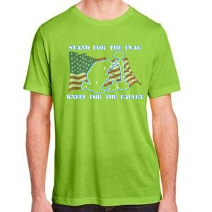 Kneel For The Fallen US Troops Adult ChromaSoft Performance T-Shirt