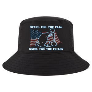 Kneel For The Fallen US Troops Cool Comfort Performance Bucket Hat