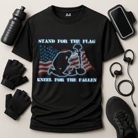 Kneel For The Fallen US Troops Performance Shirt
