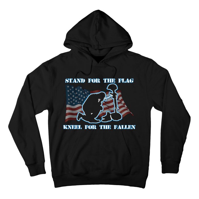 Kneel For The Fallen US Troops Hoodie