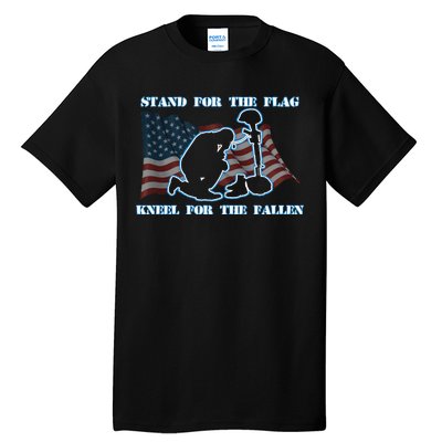 Kneel For The Fallen US Troops Tall T-Shirt