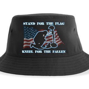 Kneel For The Fallen US Troops Sustainable Bucket Hat