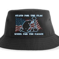 Kneel For The Fallen US Troops Sustainable Bucket Hat