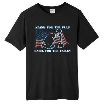 Kneel For The Fallen US Troops Tall Fusion ChromaSoft Performance T-Shirt