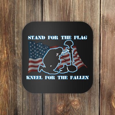 Kneel For The Fallen US Troops Coaster