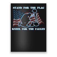 Kneel For The Fallen US Troops Poster