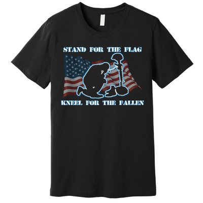 Kneel For The Fallen US Troops Premium T-Shirt