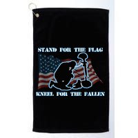 Kneel For The Fallen US Troops Golf Towel