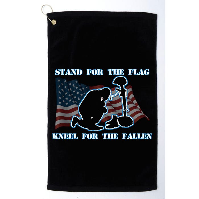 Kneel For The Fallen US Troops Golf Towel