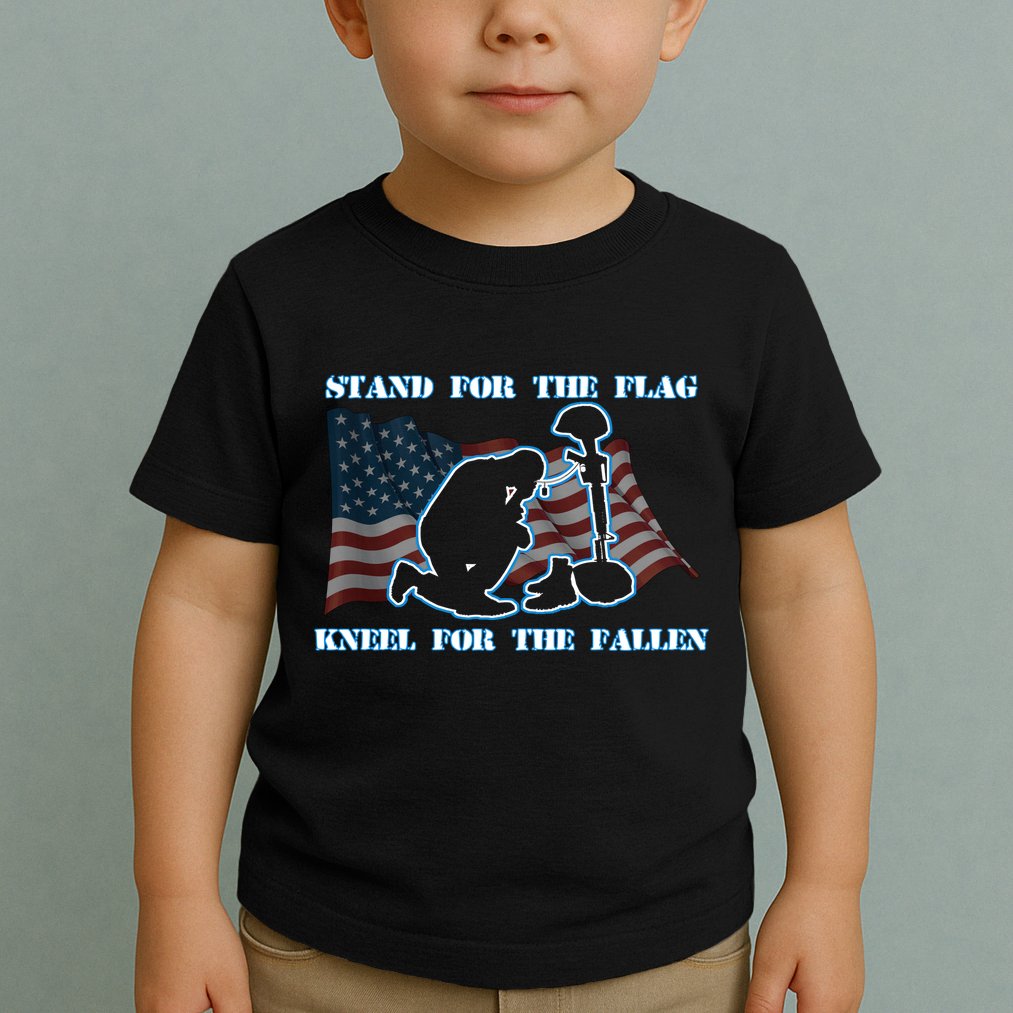 Kneel For The Fallen US Troops Toddler T-Shirt