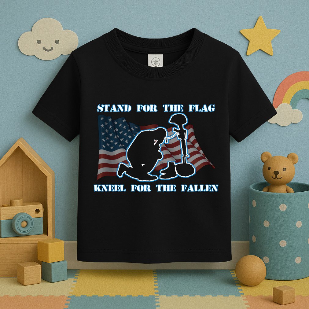 Kneel For The Fallen US Troops Toddler T-Shirt