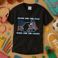 Kneel For The Fallen US Troops Kids T-Shirt