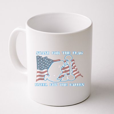 Kneel For The Fallen US Troops Coffee Mug