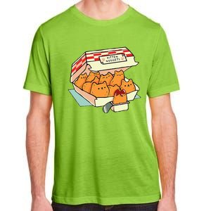 Kitten Nuggets Fast Food Cat Adult ChromaSoft Performance T-Shirt