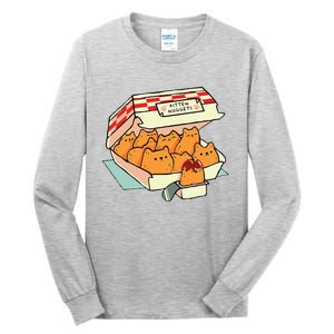 Kitten Nuggets Fast Food Cat Tall Long Sleeve T-Shirt