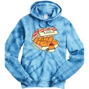 Kitten Nuggets Fast Food Cat Tie Dye Hoodie