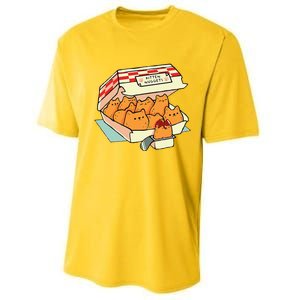 Kitten Nuggets Fast Food Cat Performance Sprint T-Shirt