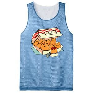 Kitten Nuggets Fast Food Cat Mesh Reversible Basketball Jersey Tank