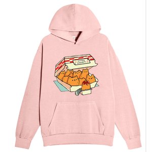 Kitten Nuggets Fast Food Cat Urban Pullover Hoodie