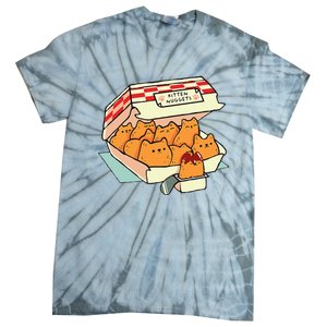 Kitten Nuggets Fast Food Cat Tie-Dye T-Shirt