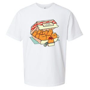 Kitten Nuggets Fast Food Cat Sueded Cloud Jersey T-Shirt