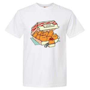 Kitten Nuggets Fast Food Cat Garment-Dyed Heavyweight T-Shirt