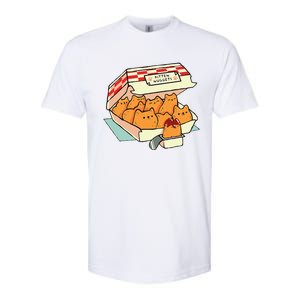 Kitten Nuggets Fast Food Cat Softstyle CVC T-Shirt