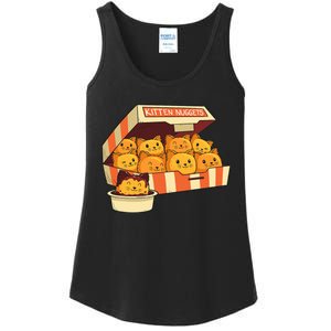 Kitten Nuggets Funny Cats & Chicken Nuggets Lover Funny Cat Ladies Essential Tank