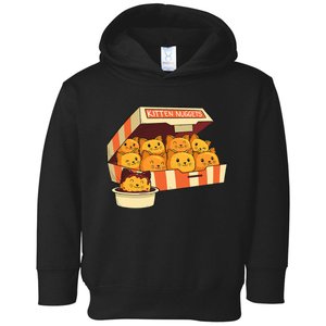 Kitten Nuggets Funny Cats & Chicken Nuggets Lover Funny Cat Toddler Hoodie