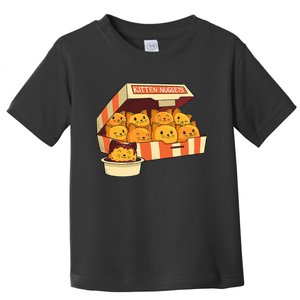 Kitten Nuggets Funny Cats & Chicken Nuggets Lover Funny Cat Toddler T-Shirt