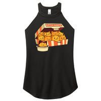 Kitten Nuggets Funny Cats & Chicken Nuggets Lover Funny Cat Women's Perfect Tri Rocker Tank