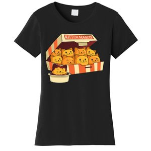 Kitten Nuggets Funny Cats & Chicken Nuggets Lover Funny Cat Women's T-Shirt