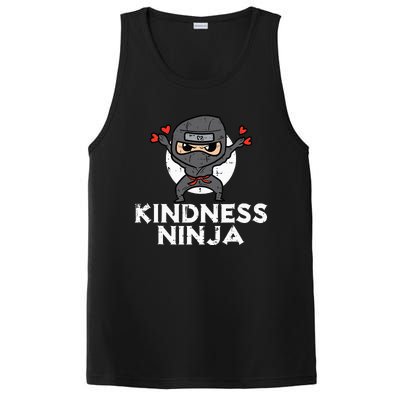 Kindness Ninja Funny Unity Day Orange Anti Bullying PosiCharge Competitor Tank