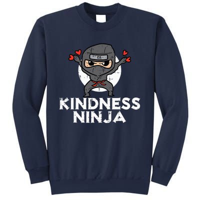 Kindness Ninja Funny Unity Day Orange Anti Bullying Sweatshirt